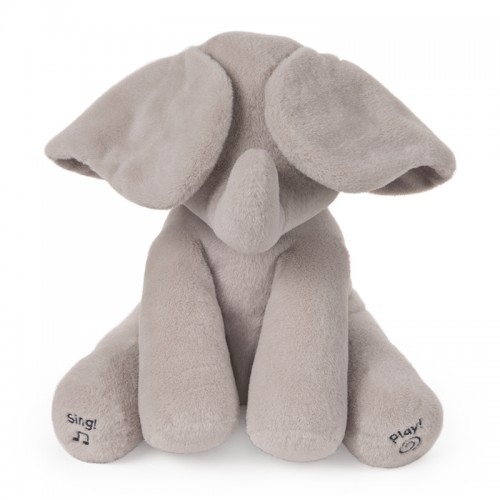 Gund Flappy the Elephant  Animated Plush Toy 12"| 0 month+ | Peek-a-boo Plush Toy | Baby Soft Toy | Stuffed Toy